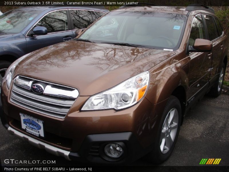 Caramel Bronze Pearl / Warm Ivory Leather 2013 Subaru Outback 3.6R Limited