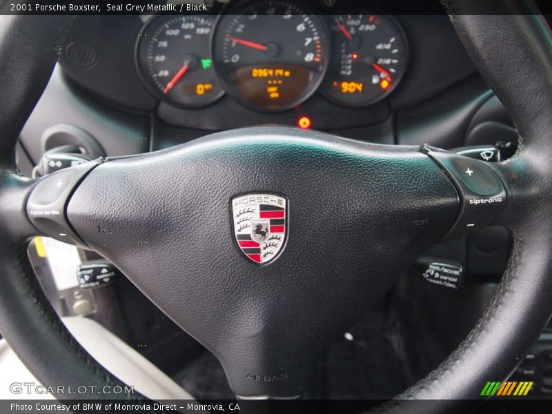 Seal Grey Metallic / Black 2001 Porsche Boxster