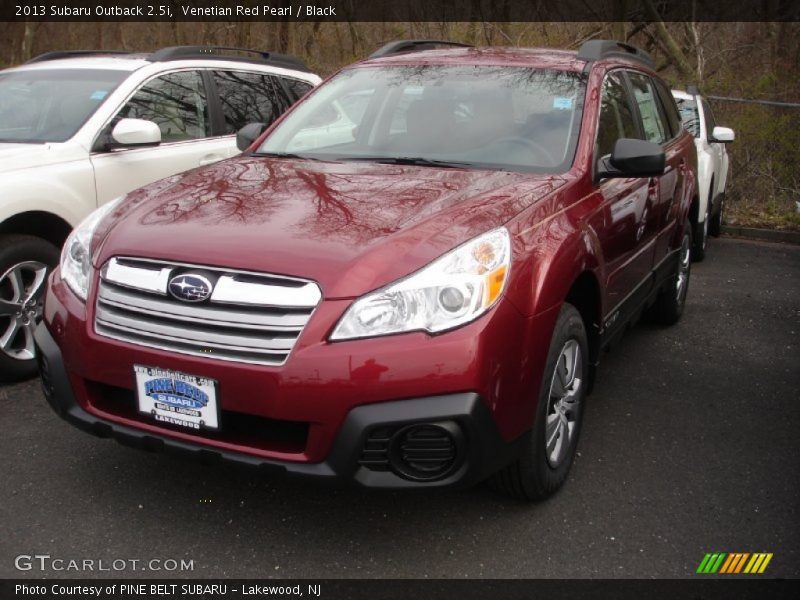 Venetian Red Pearl / Black 2013 Subaru Outback 2.5i