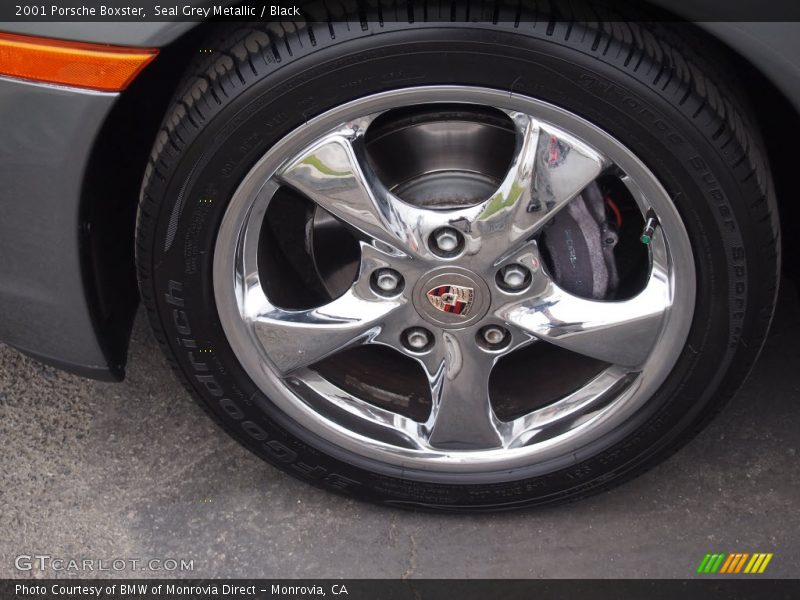 Seal Grey Metallic / Black 2001 Porsche Boxster
