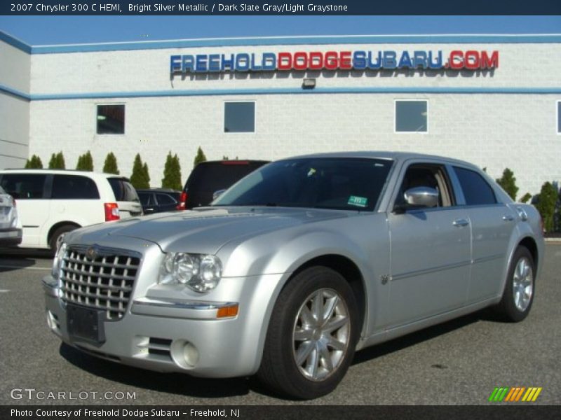 Bright Silver Metallic / Dark Slate Gray/Light Graystone 2007 Chrysler 300 C HEMI