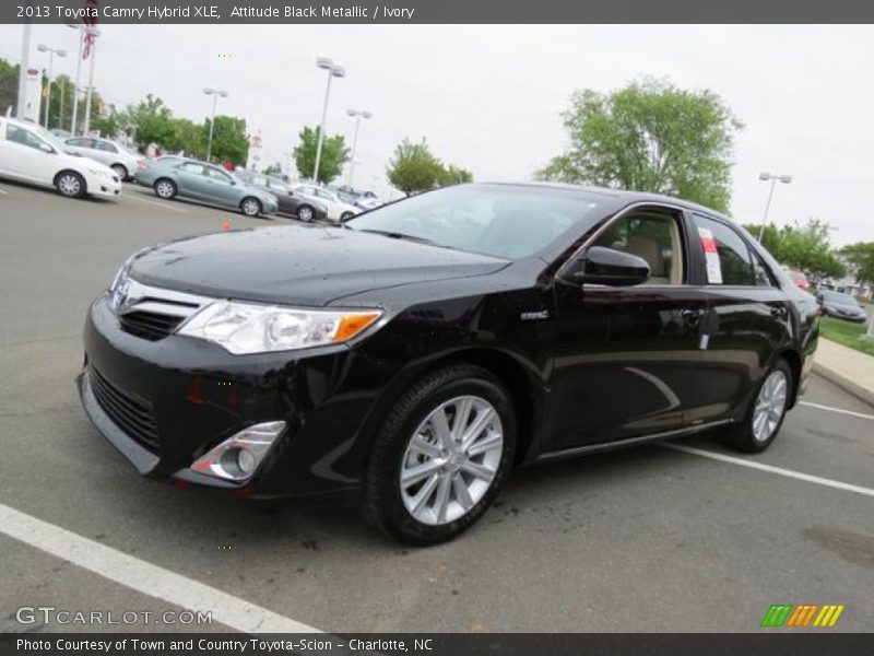 Attitude Black Metallic / Ivory 2013 Toyota Camry Hybrid XLE