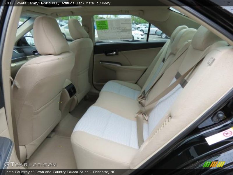 Attitude Black Metallic / Ivory 2013 Toyota Camry Hybrid XLE