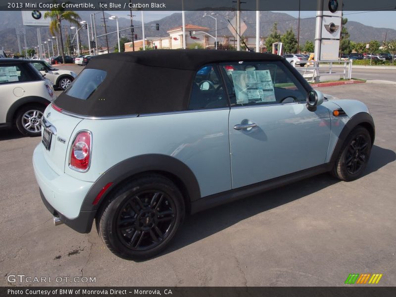 Ice Blue / Carbon Black 2013 Mini Cooper Convertible