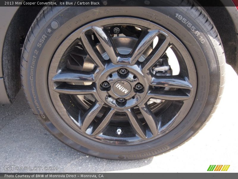 Ice Blue / Carbon Black 2013 Mini Cooper Convertible