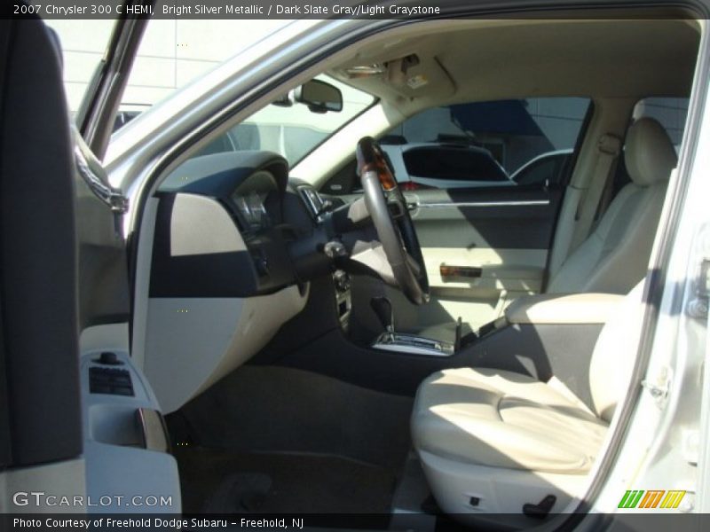 Bright Silver Metallic / Dark Slate Gray/Light Graystone 2007 Chrysler 300 C HEMI