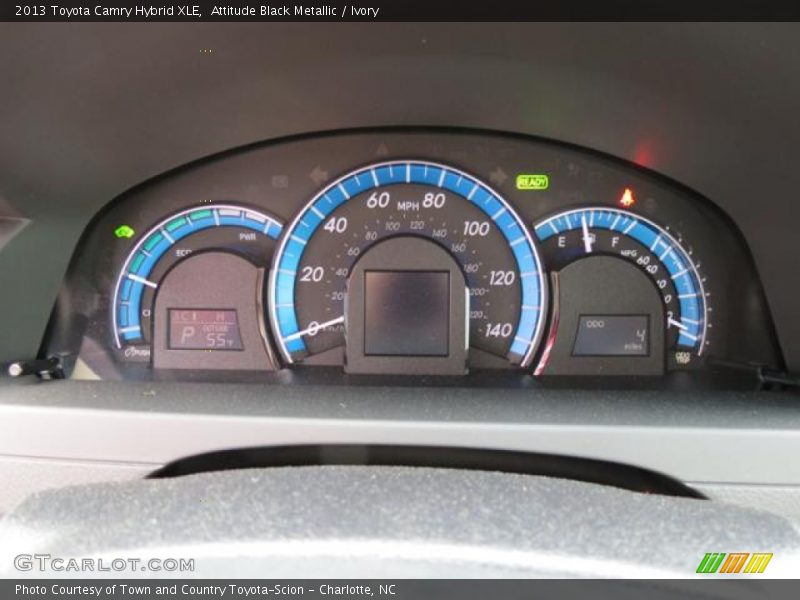 Attitude Black Metallic / Ivory 2013 Toyota Camry Hybrid XLE