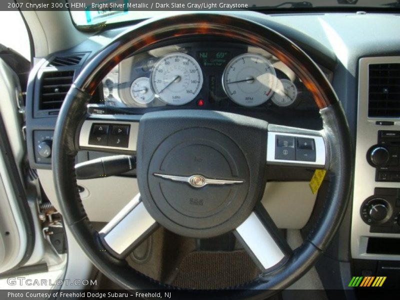Bright Silver Metallic / Dark Slate Gray/Light Graystone 2007 Chrysler 300 C HEMI