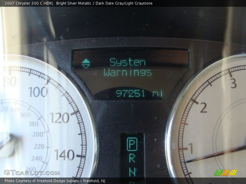 Bright Silver Metallic / Dark Slate Gray/Light Graystone 2007 Chrysler 300 C HEMI