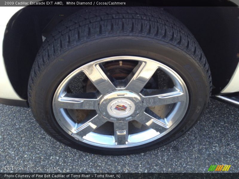 White Diamond / Cocoa/Cashmere 2009 Cadillac Escalade EXT AWD