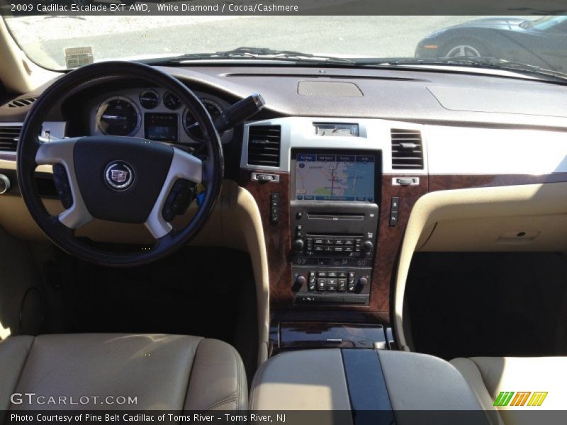 White Diamond / Cocoa/Cashmere 2009 Cadillac Escalade EXT AWD