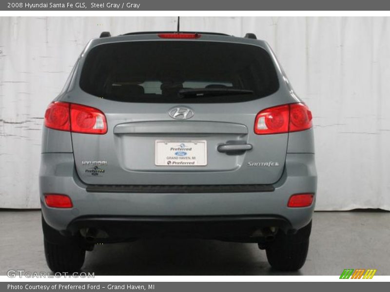 Steel Gray / Gray 2008 Hyundai Santa Fe GLS
