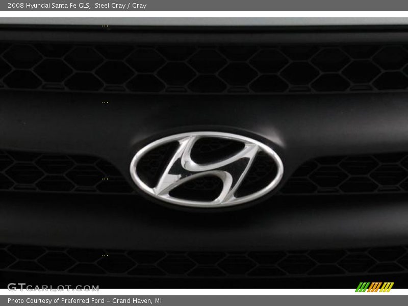 Steel Gray / Gray 2008 Hyundai Santa Fe GLS
