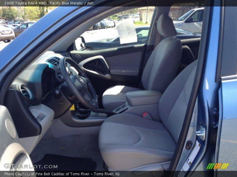 Pacific Blue Metallic / Ash 2008 Toyota RAV4 4WD