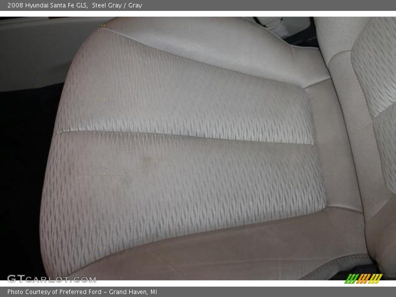Steel Gray / Gray 2008 Hyundai Santa Fe GLS
