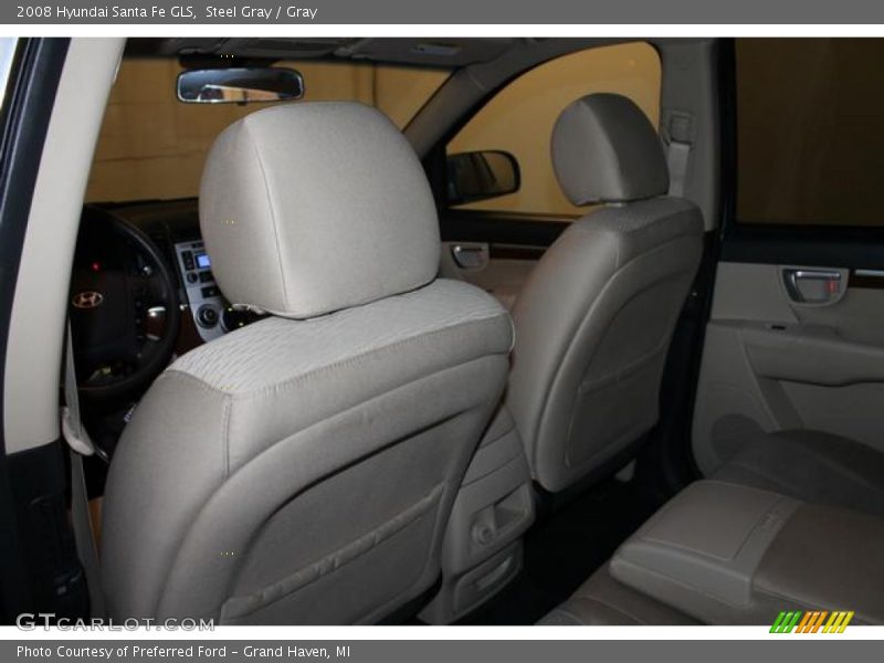 Steel Gray / Gray 2008 Hyundai Santa Fe GLS