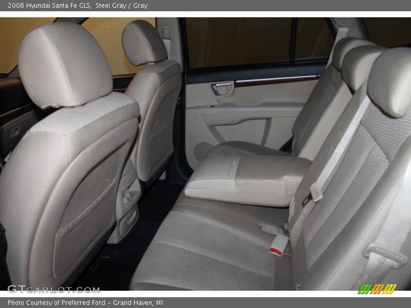 Steel Gray / Gray 2008 Hyundai Santa Fe GLS