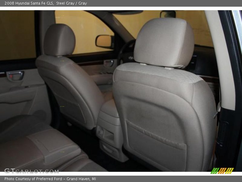 Steel Gray / Gray 2008 Hyundai Santa Fe GLS