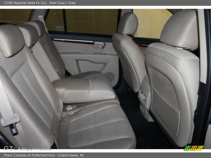 Steel Gray / Gray 2008 Hyundai Santa Fe GLS