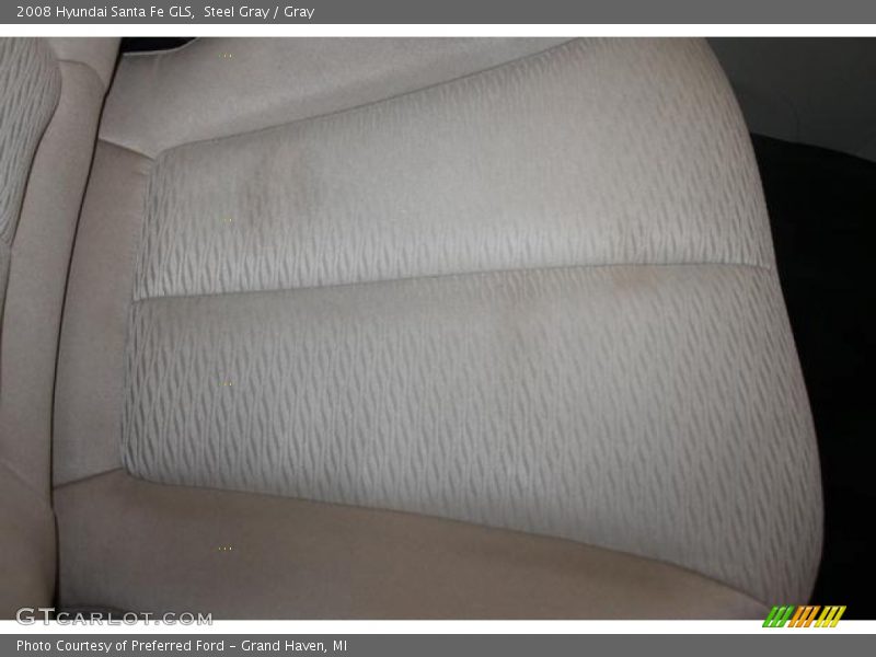 Steel Gray / Gray 2008 Hyundai Santa Fe GLS