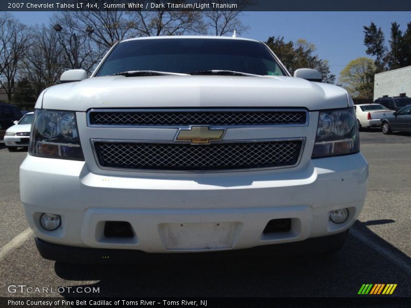 Summit White / Dark Titanium/Light Titanium 2007 Chevrolet Tahoe LT 4x4