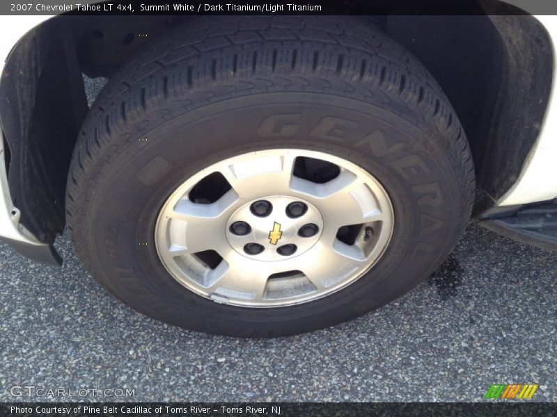 Summit White / Dark Titanium/Light Titanium 2007 Chevrolet Tahoe LT 4x4