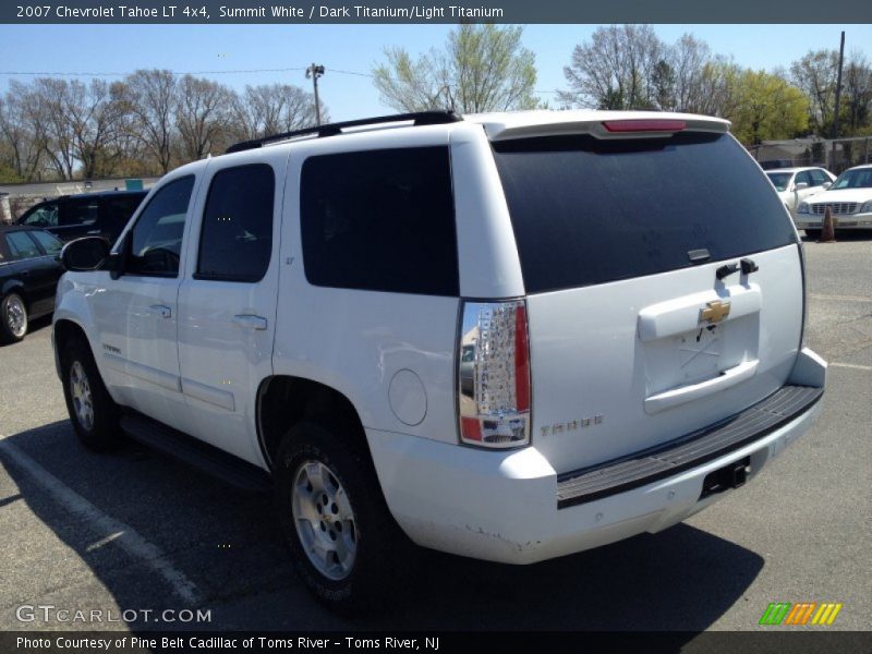 Summit White / Dark Titanium/Light Titanium 2007 Chevrolet Tahoe LT 4x4