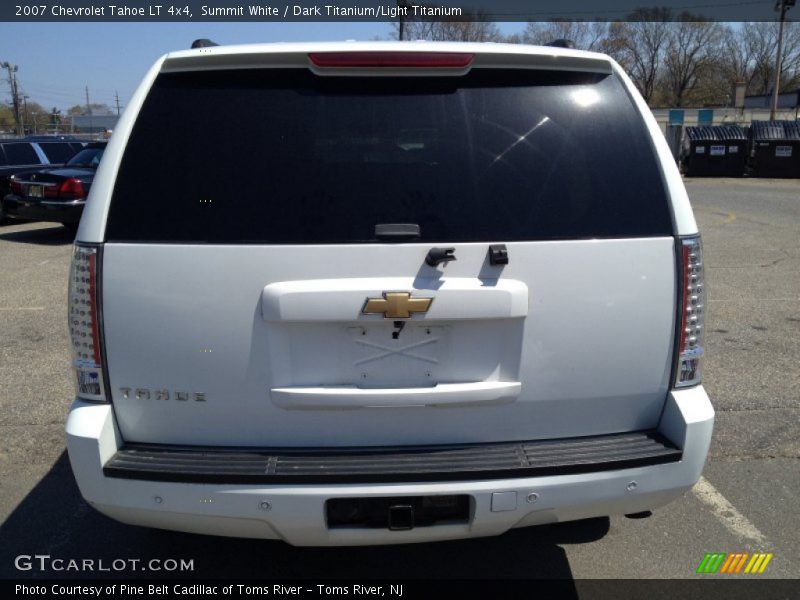 Summit White / Dark Titanium/Light Titanium 2007 Chevrolet Tahoe LT 4x4