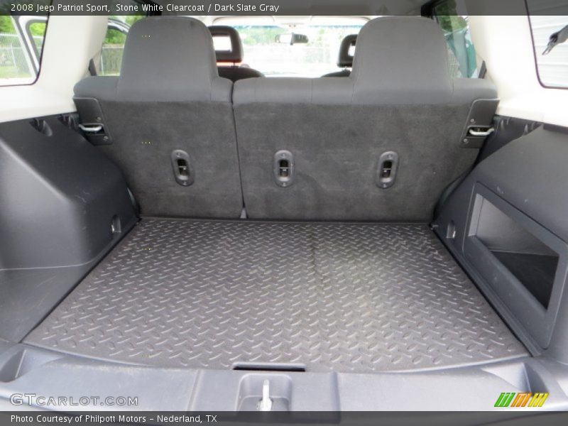 Stone White Clearcoat / Dark Slate Gray 2008 Jeep Patriot Sport