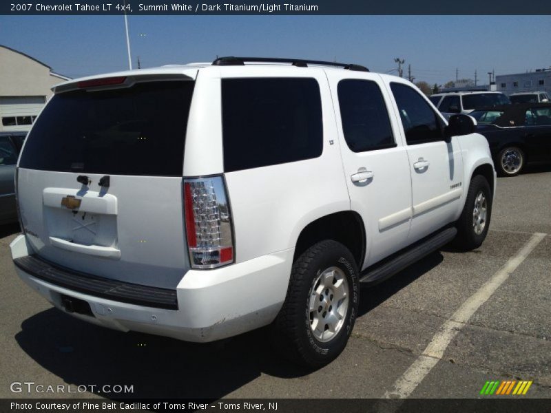 Summit White / Dark Titanium/Light Titanium 2007 Chevrolet Tahoe LT 4x4