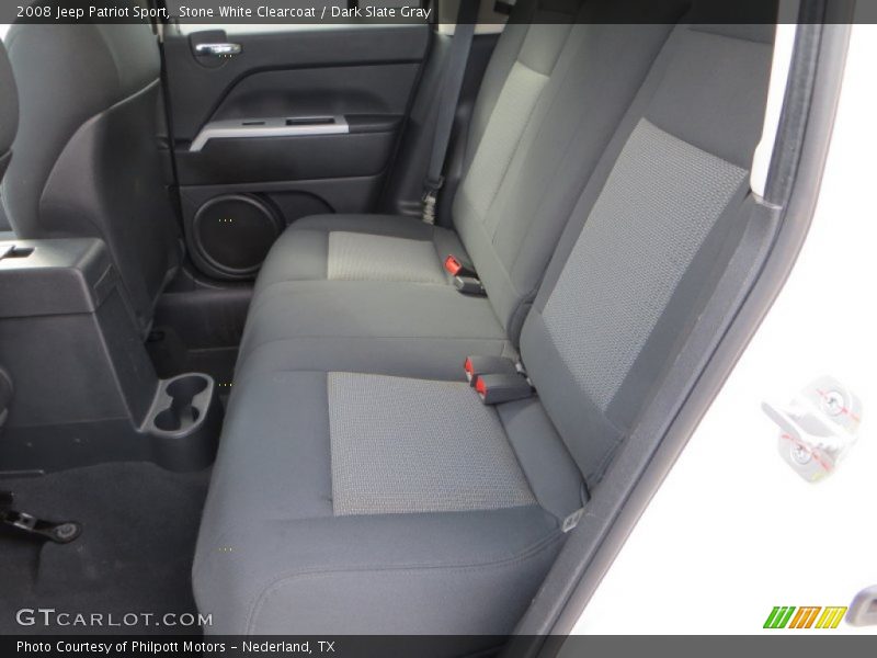 Stone White Clearcoat / Dark Slate Gray 2008 Jeep Patriot Sport
