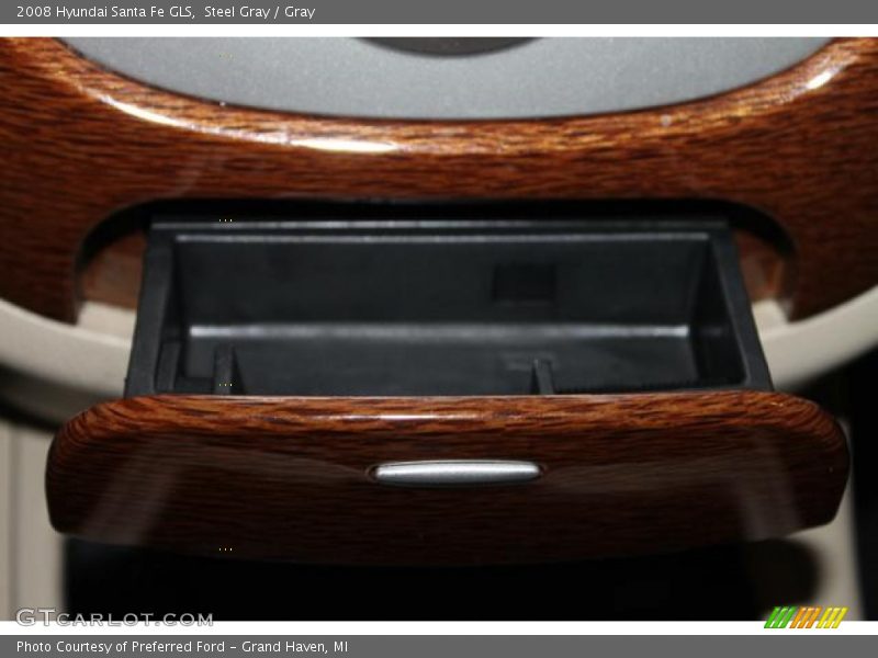 Steel Gray / Gray 2008 Hyundai Santa Fe GLS
