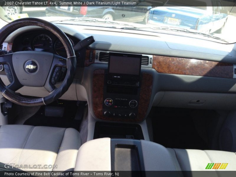 Summit White / Dark Titanium/Light Titanium 2007 Chevrolet Tahoe LT 4x4