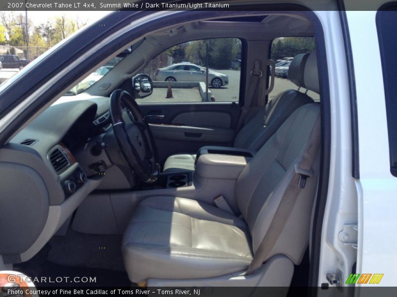 Summit White / Dark Titanium/Light Titanium 2007 Chevrolet Tahoe LT 4x4