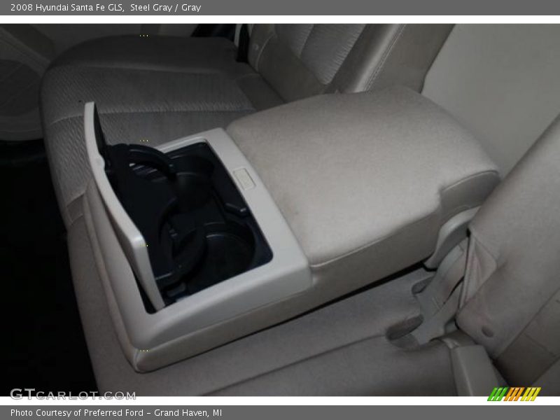 Steel Gray / Gray 2008 Hyundai Santa Fe GLS