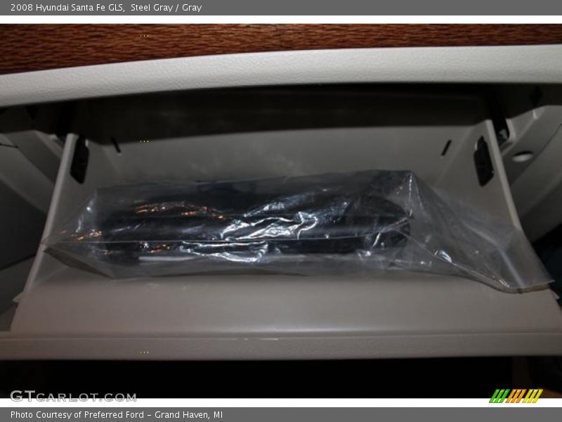 Steel Gray / Gray 2008 Hyundai Santa Fe GLS