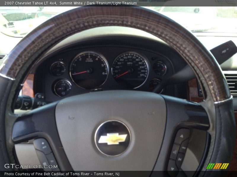 Summit White / Dark Titanium/Light Titanium 2007 Chevrolet Tahoe LT 4x4