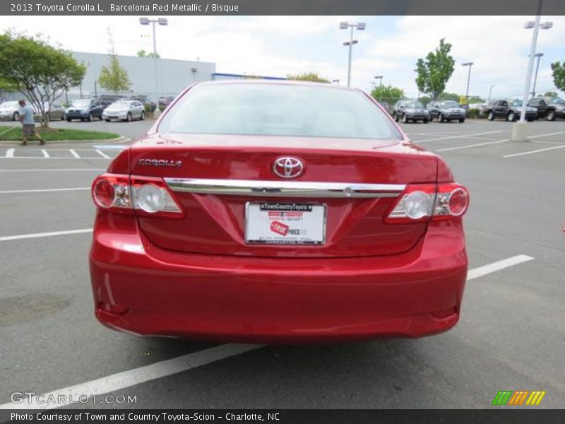 Barcelona Red Metallic / Bisque 2013 Toyota Corolla L