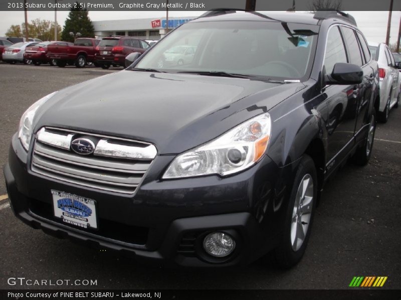 Graphite Gray Metallic / Black 2013 Subaru Outback 2.5i Premium