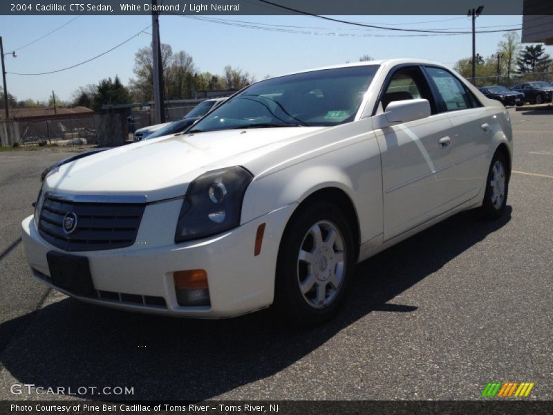 White Diamond / Light Neutral 2004 Cadillac CTS Sedan