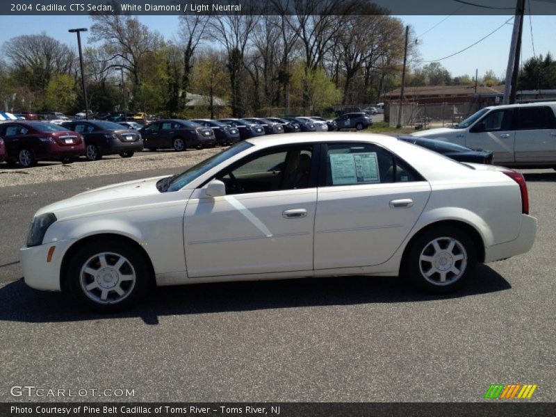 White Diamond / Light Neutral 2004 Cadillac CTS Sedan