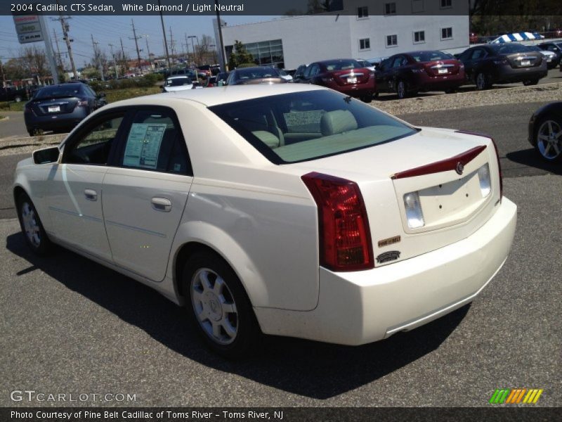 White Diamond / Light Neutral 2004 Cadillac CTS Sedan