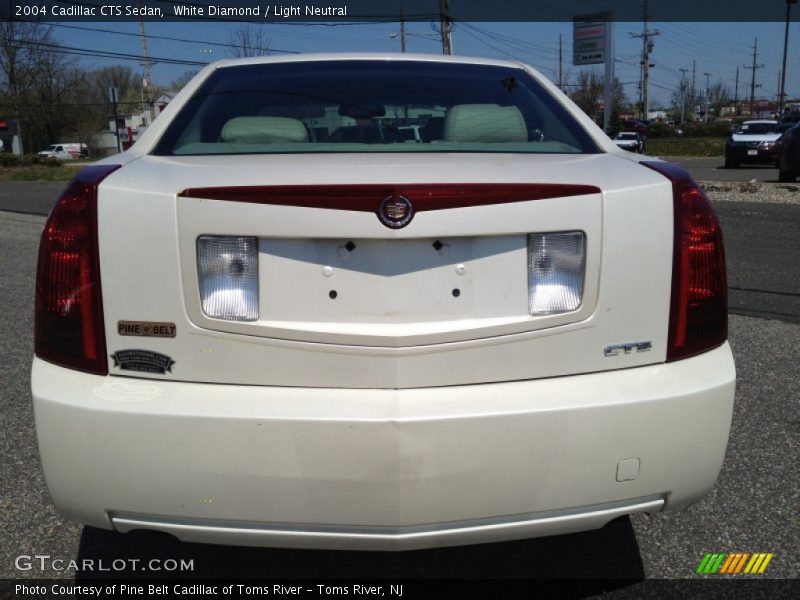 White Diamond / Light Neutral 2004 Cadillac CTS Sedan