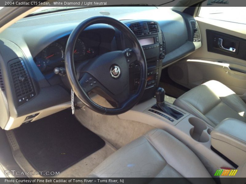 White Diamond / Light Neutral 2004 Cadillac CTS Sedan