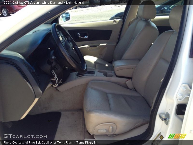 White Diamond / Light Neutral 2004 Cadillac CTS Sedan