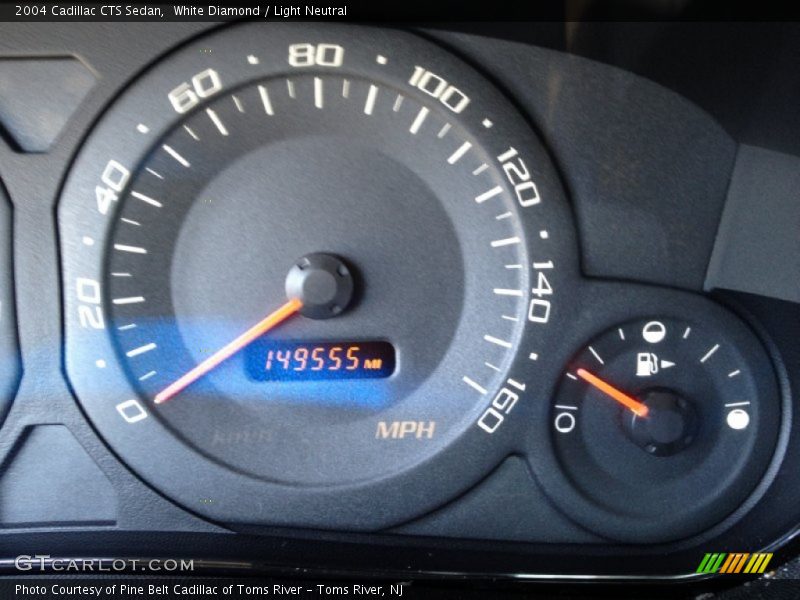 White Diamond / Light Neutral 2004 Cadillac CTS Sedan