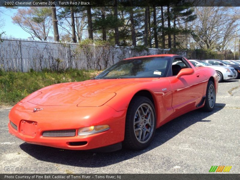 Torch Red / Black 2002 Chevrolet Corvette Z06