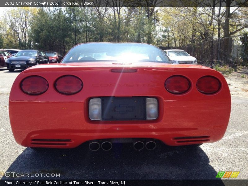 Torch Red / Black 2002 Chevrolet Corvette Z06