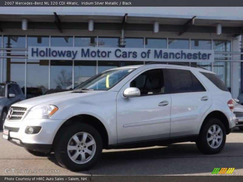 Iridium Silver Metallic / Black 2007 Mercedes-Benz ML 320 CDI 4Matic