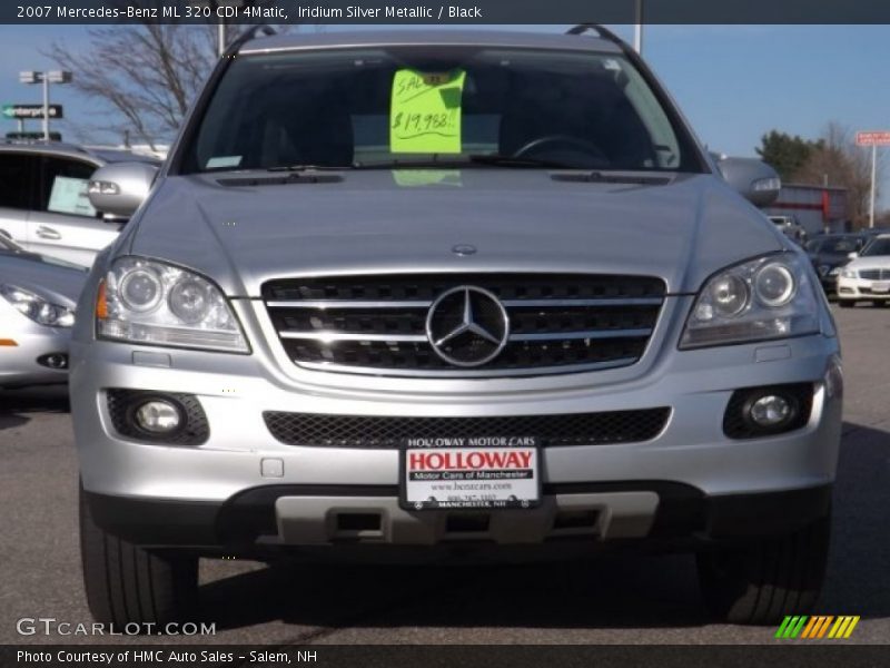 Iridium Silver Metallic / Black 2007 Mercedes-Benz ML 320 CDI 4Matic